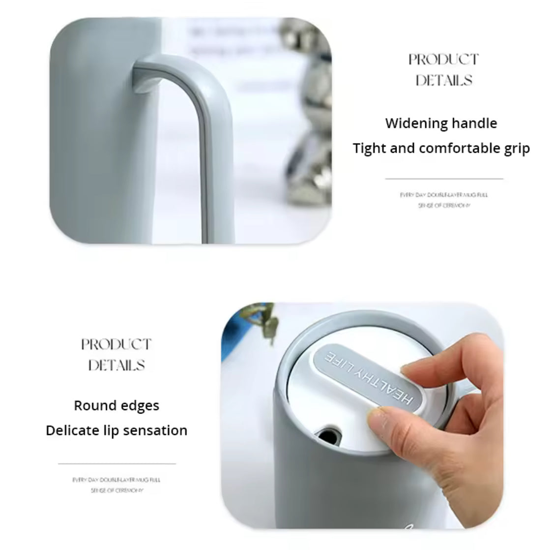 Creative Drinking Cup With Lid, Portable Office Coffee Cup, Portable Travel Coffee Cup Creative Drinking Cup With Lid, Portable Office Coffee Cup, Portable Travel Coffee Cup